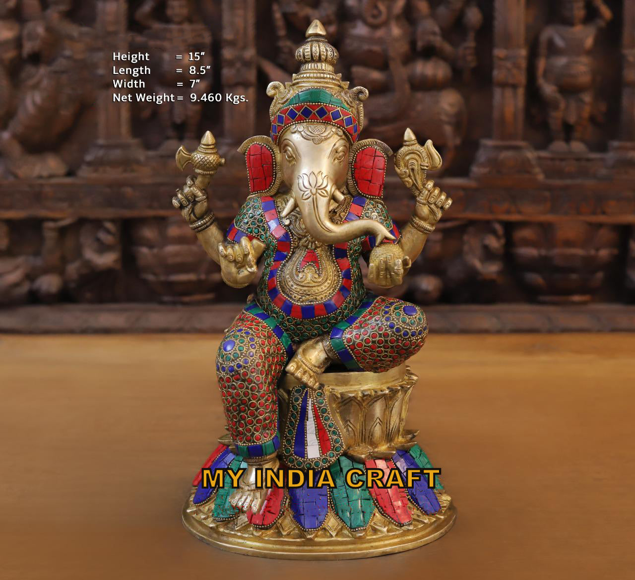 15" Ganesh chaturthi statue