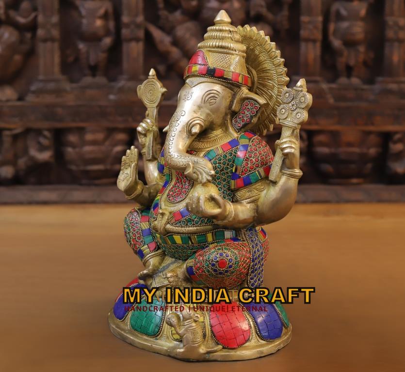 13" Ganpati idol for office