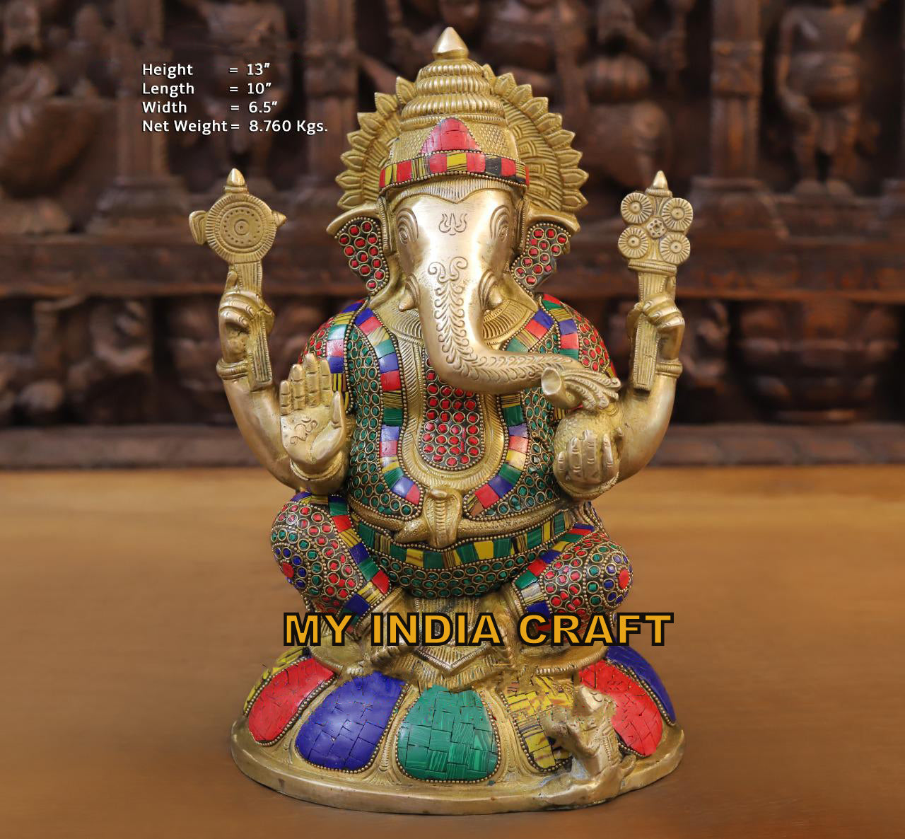 13" Ganpati idol for office
