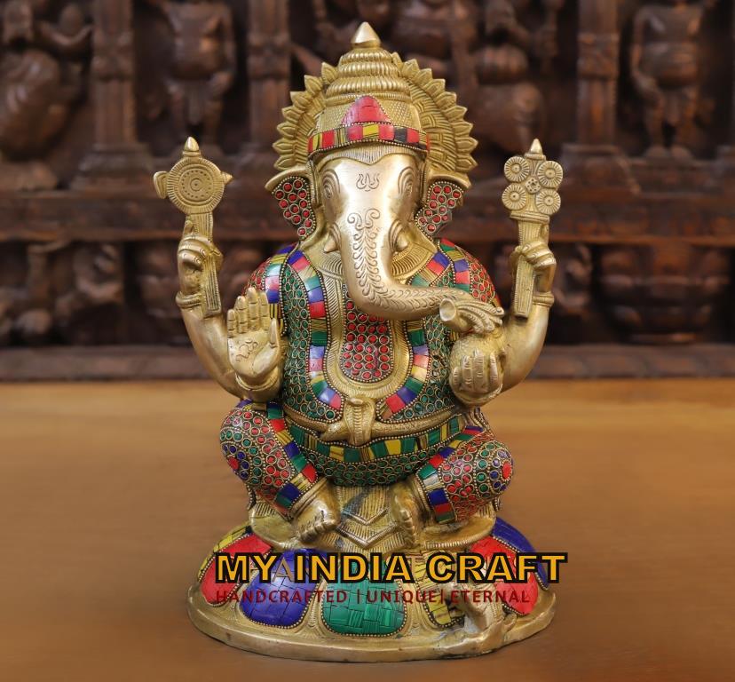 13" Ganpati idol for office