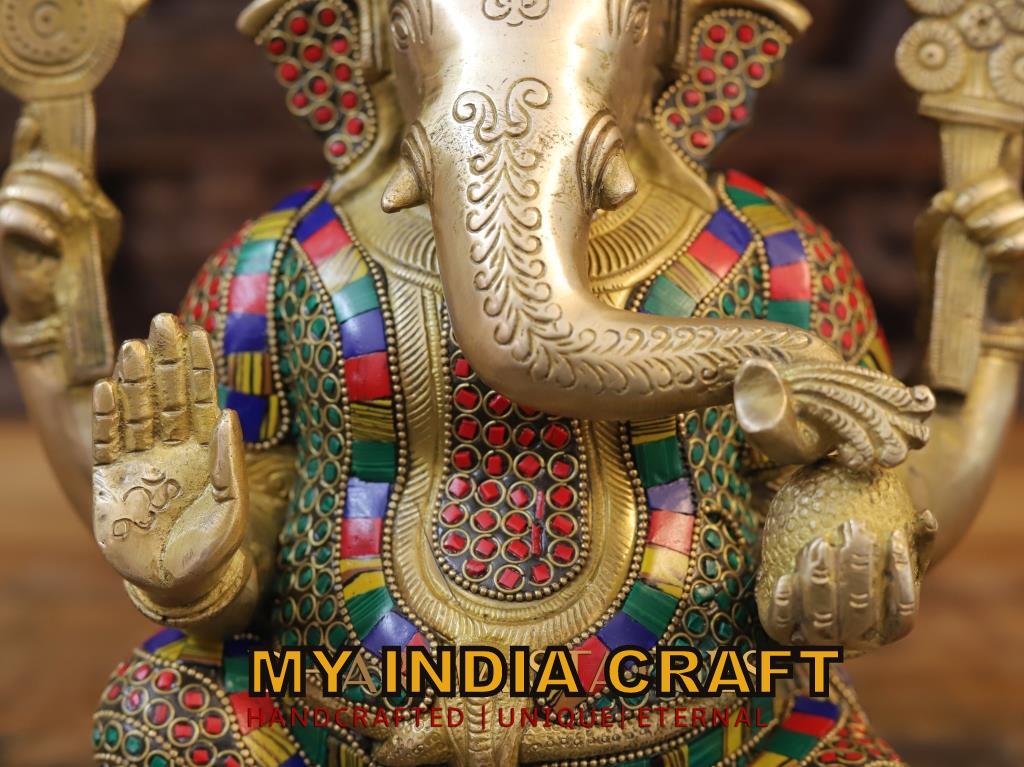 13" Ganpati idol for office