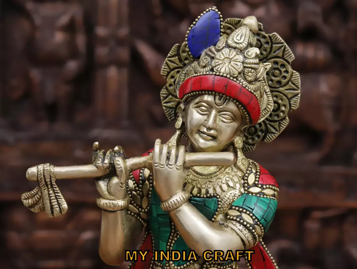 12.5" Krishna Statue of love