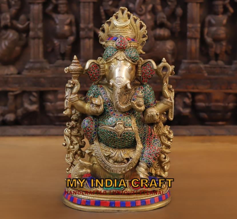 14" Ganpati statue