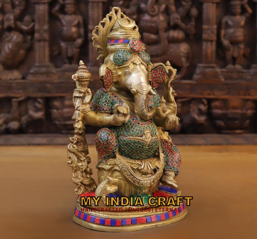 14" Ganpati statue