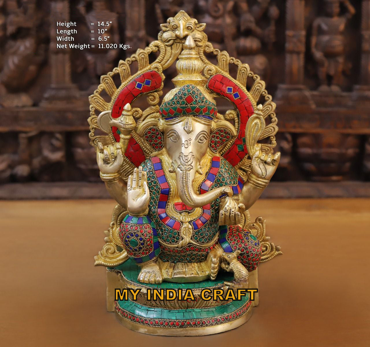 14.5" Ganpati idol