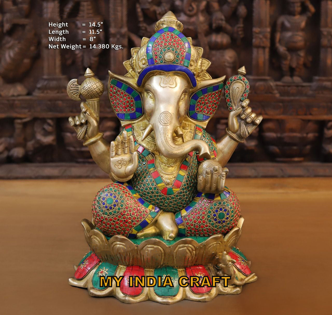 14.5" Ganesh idol