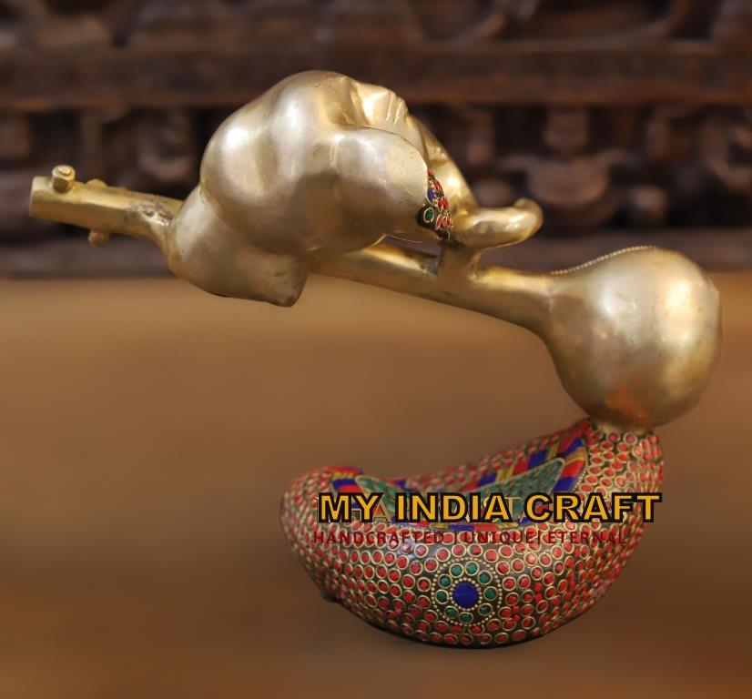 8.5" Musical Ganesh idol