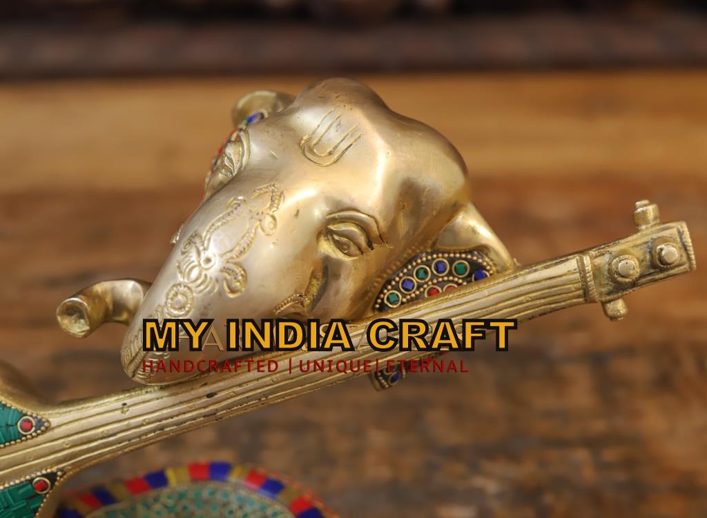 8.5" Musical Ganesh idol