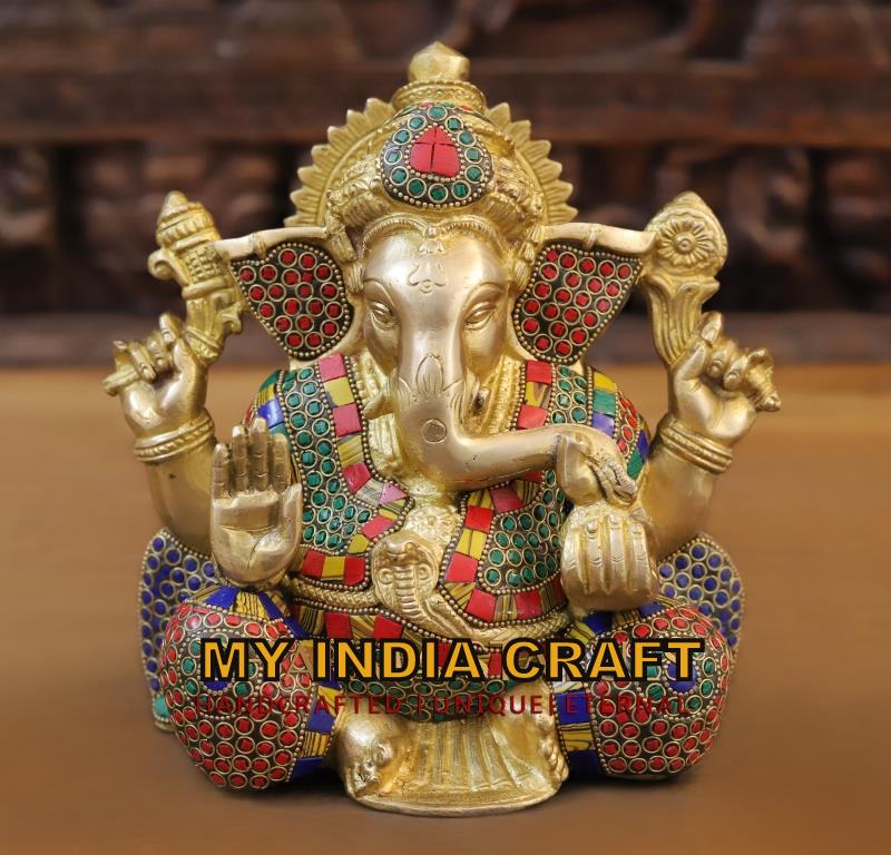 8.5" Medium Size Ganpati