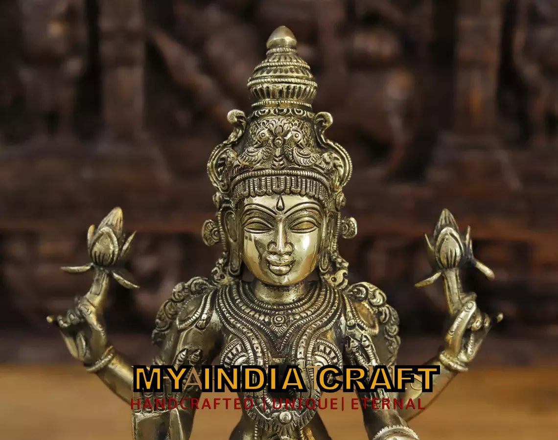 15" Kamal Lakshmi statue