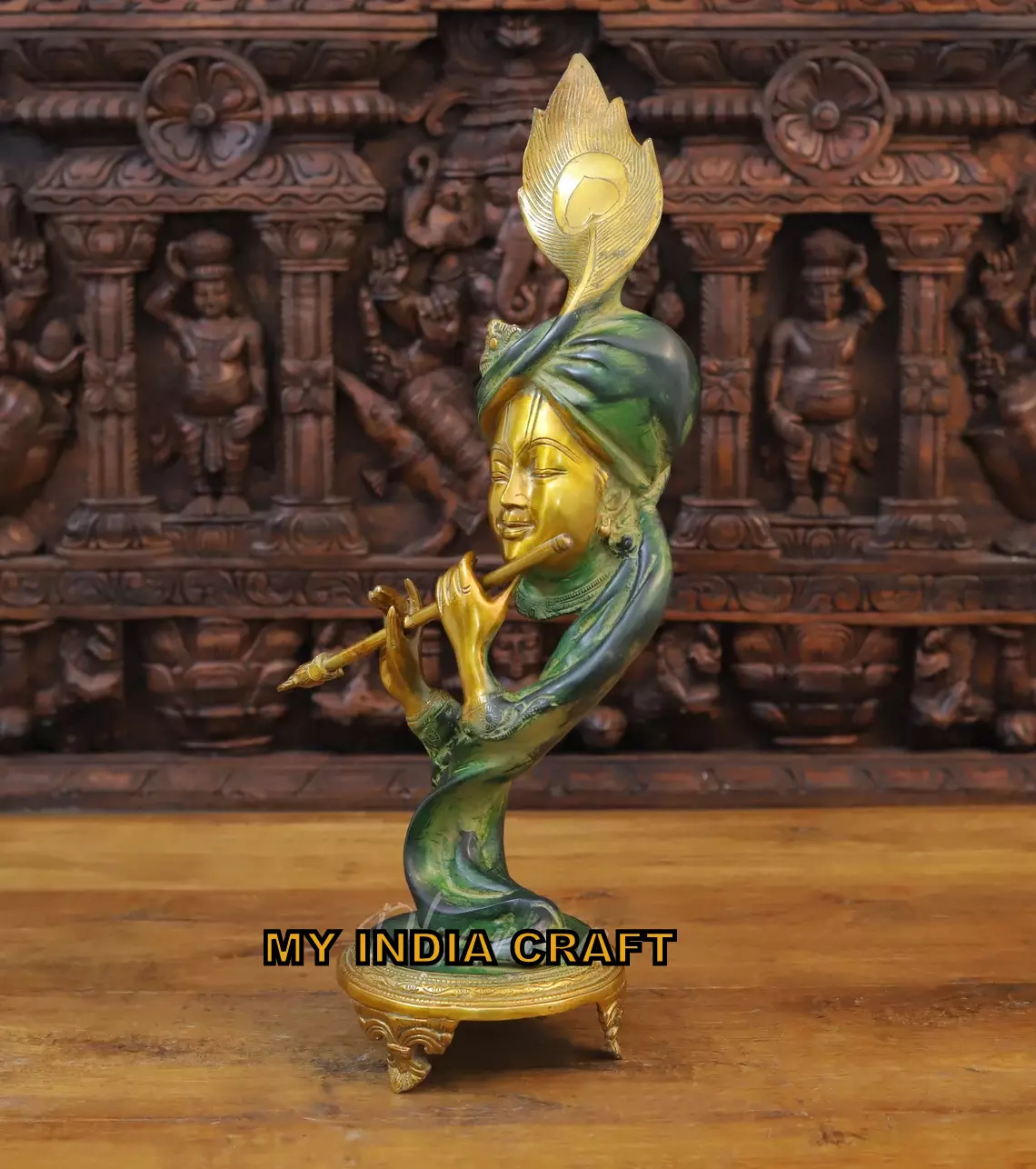 22" Krishna with flute