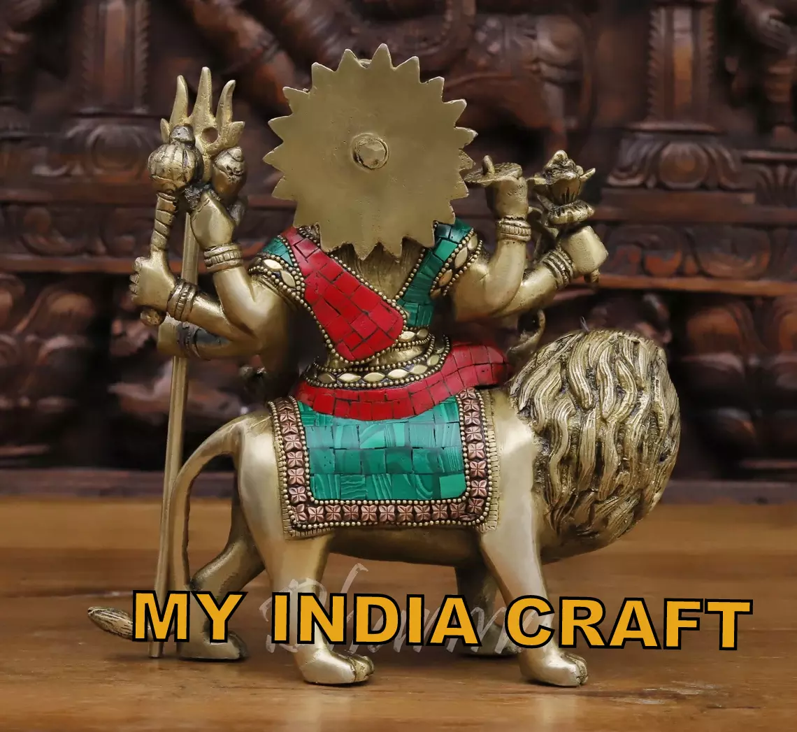 Amba maa idol in brass