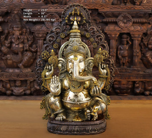 23.5" Big Ganesh chaturthi idol