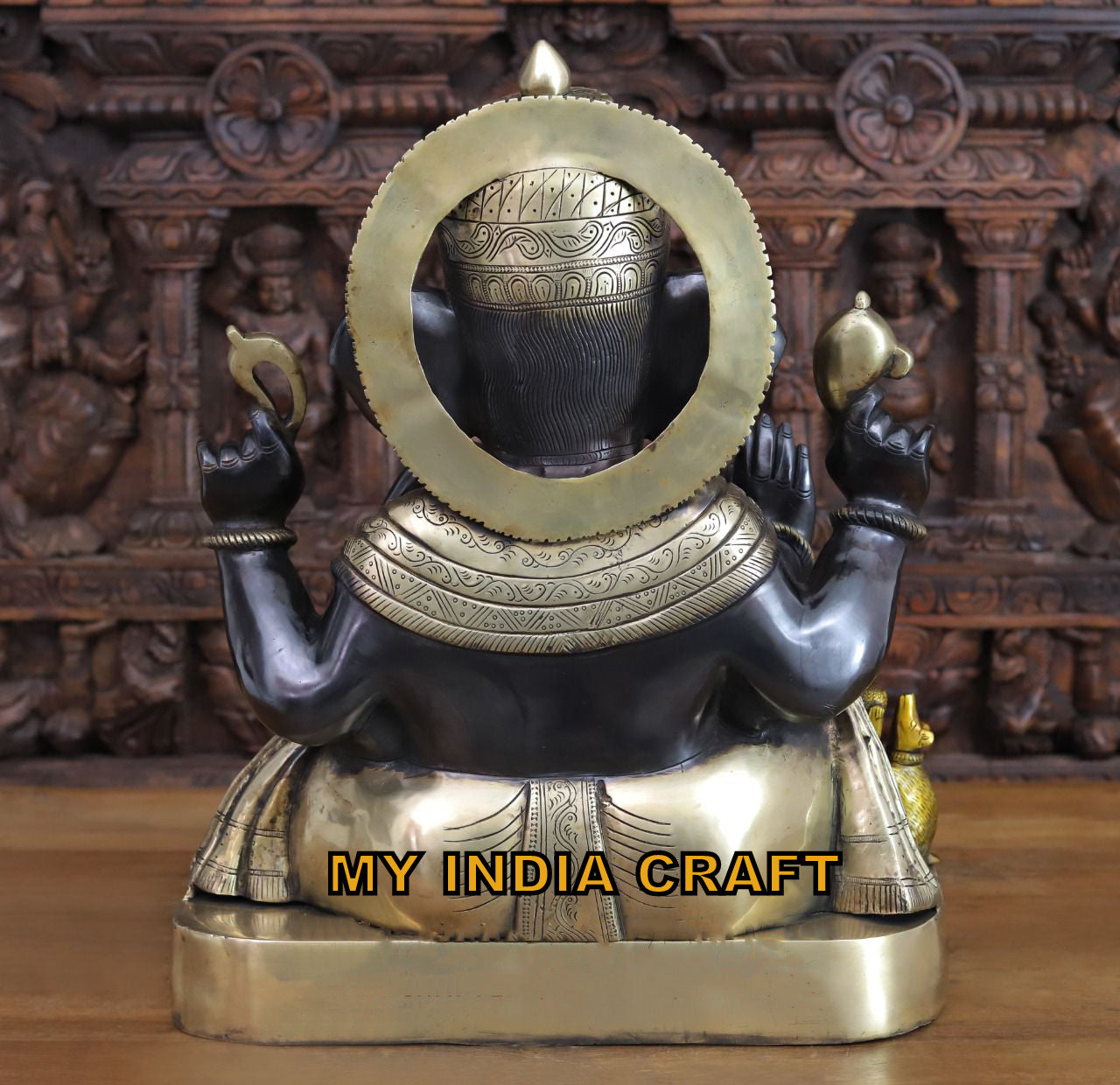 21" Black Vastu ganpati idol