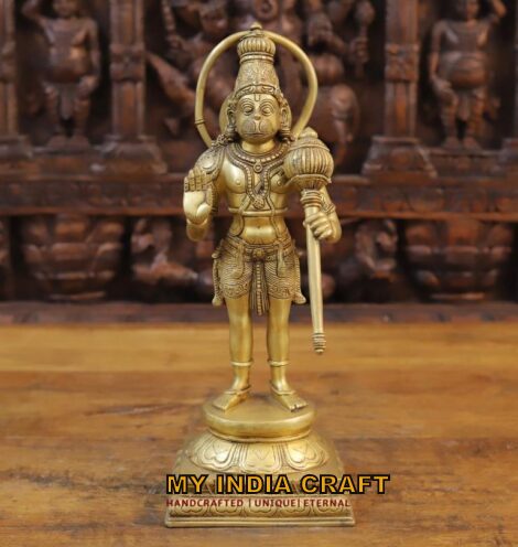 14.5" Standing Hanuman statue