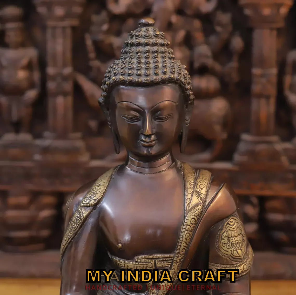 17.5" Buddha statue