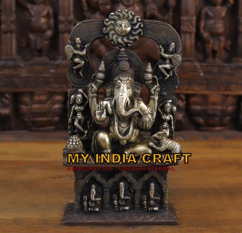 13.5" ganesha for pooja