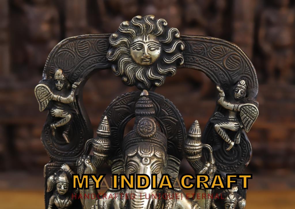 13.5" ganesha for pooja