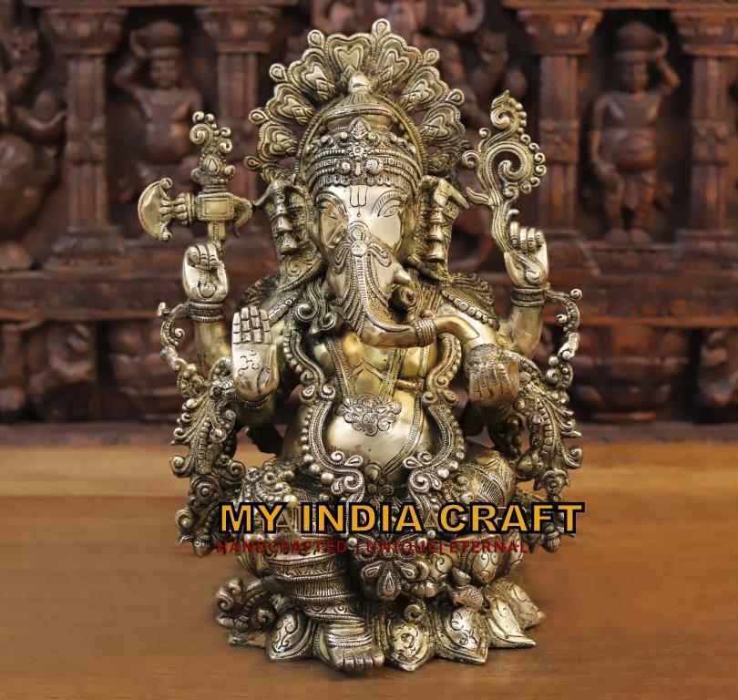 16.5" Ganesh pooja idol