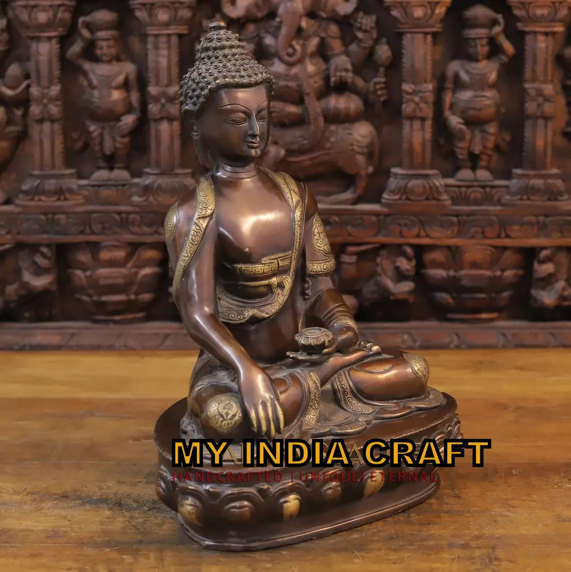 17.5" Buddha statue