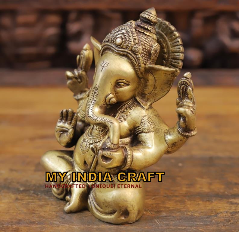 7" Ganesh idol