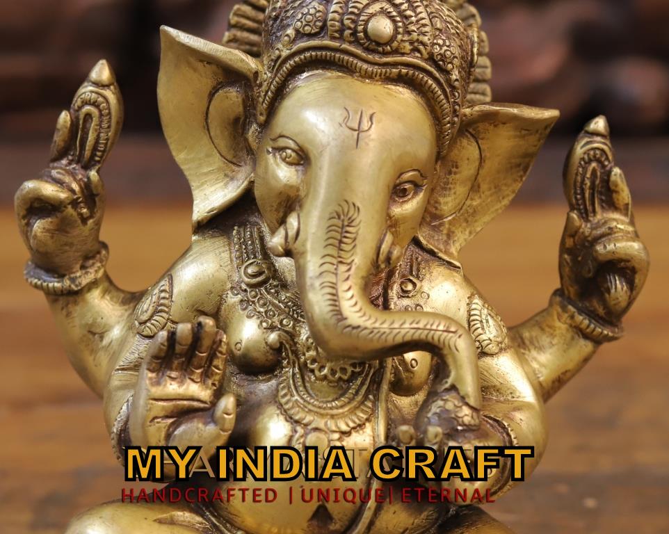 7" Ganesh idol