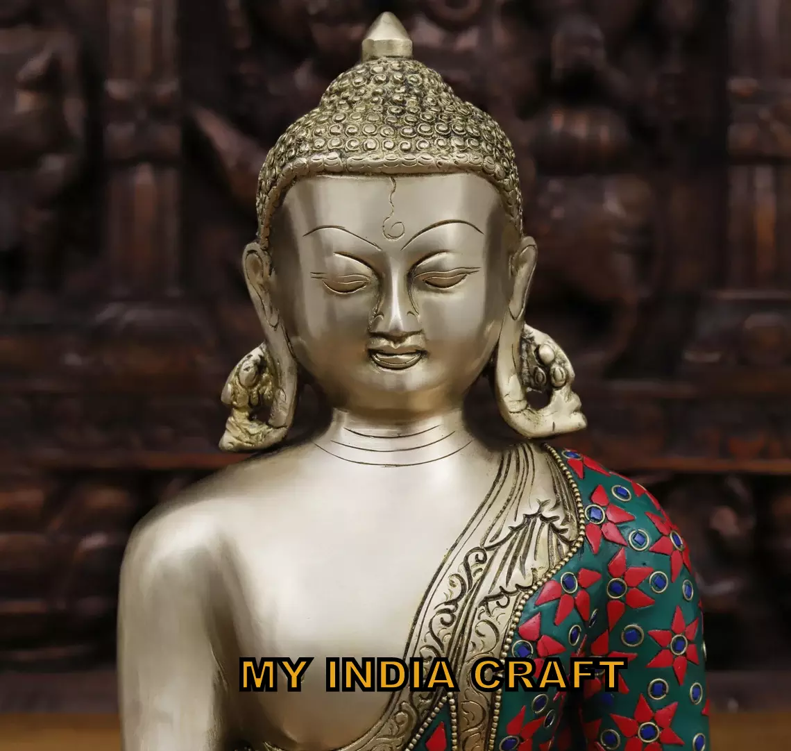12" Buddha statue