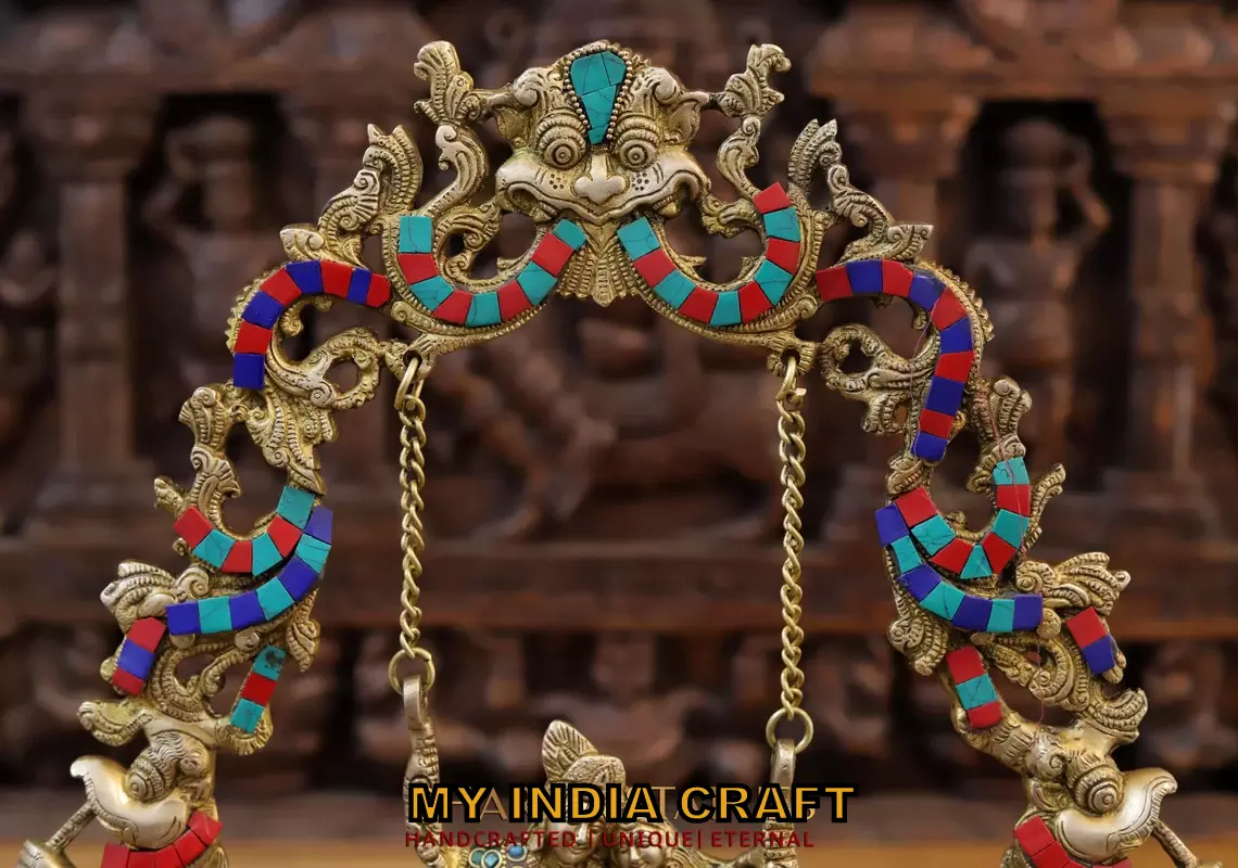 18" Radha Krishna On Swing