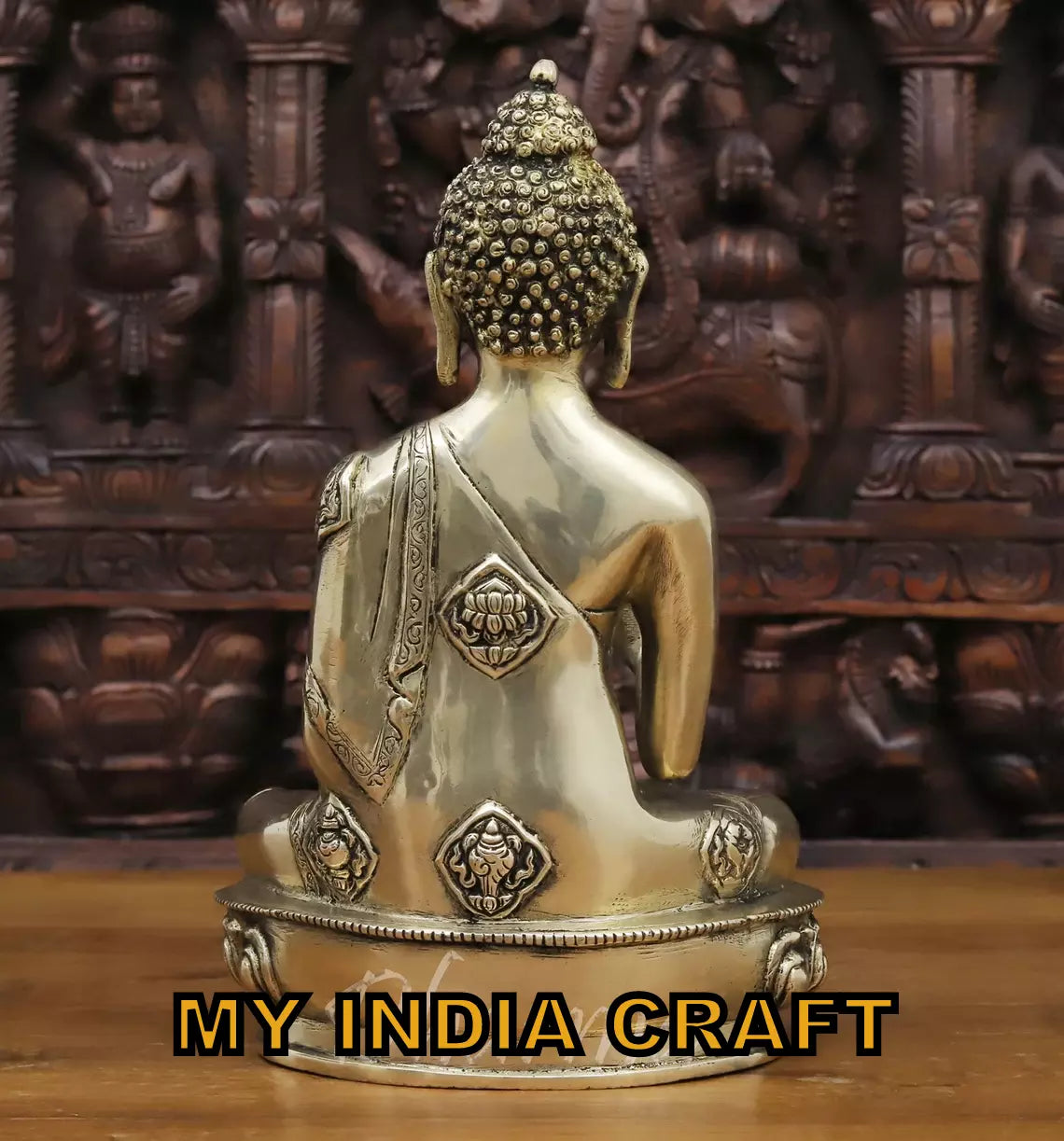 12" Buddha statue for home