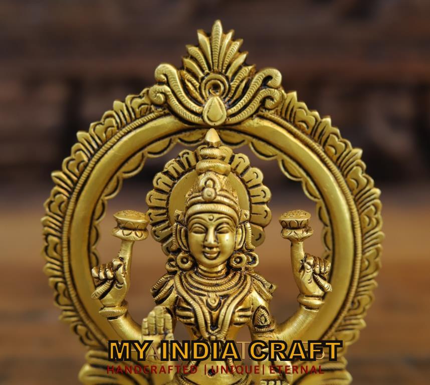 Lakshmi idol for pooja brass