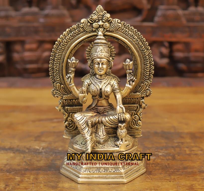 Lakshmi idol for pooja brass