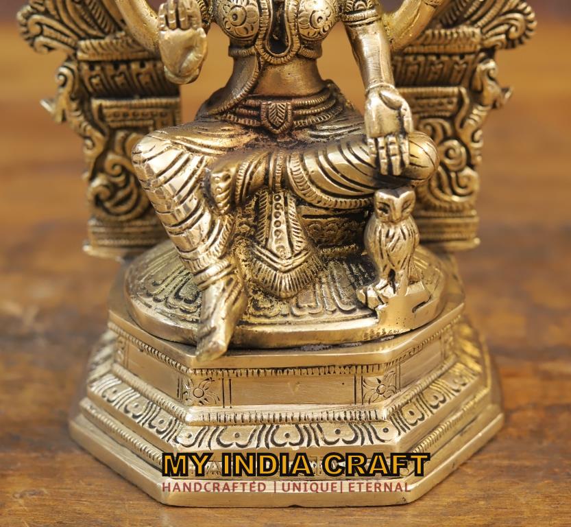 Lakshmi idol for pooja brass