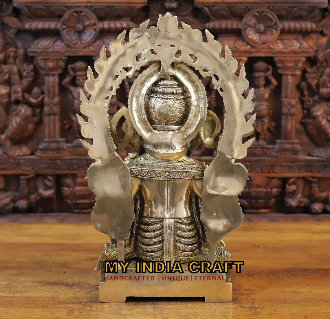 21" Big Ganpati statue in brass