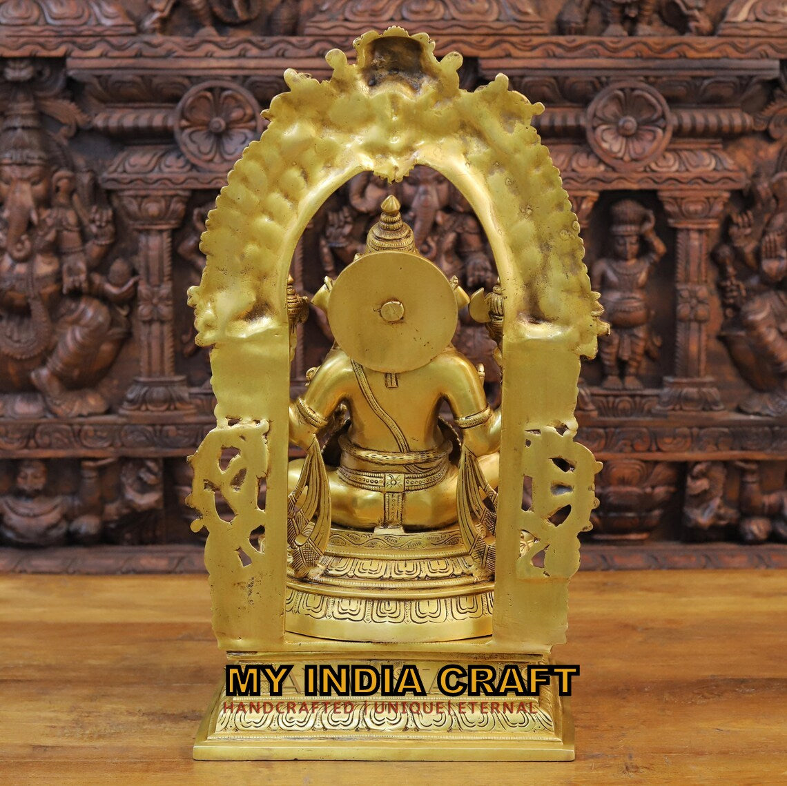 24" Ganesh in brass