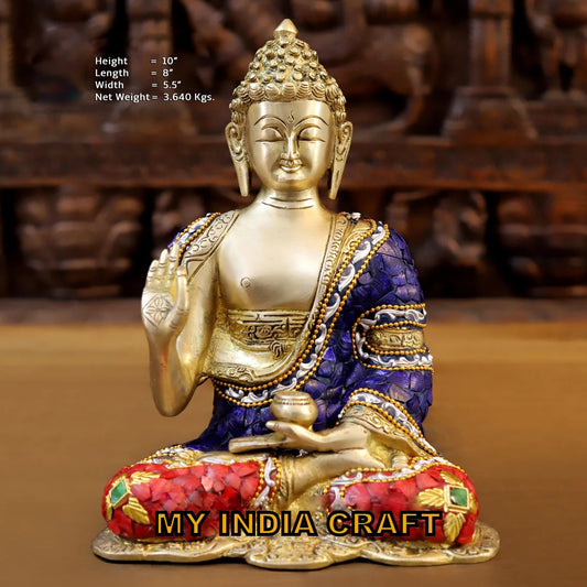 10" Buddha statue