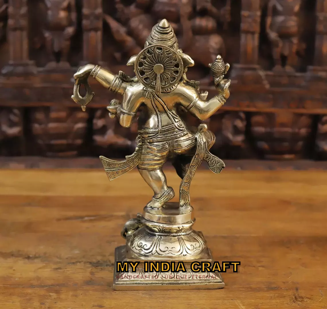 14" ganpati standing posture