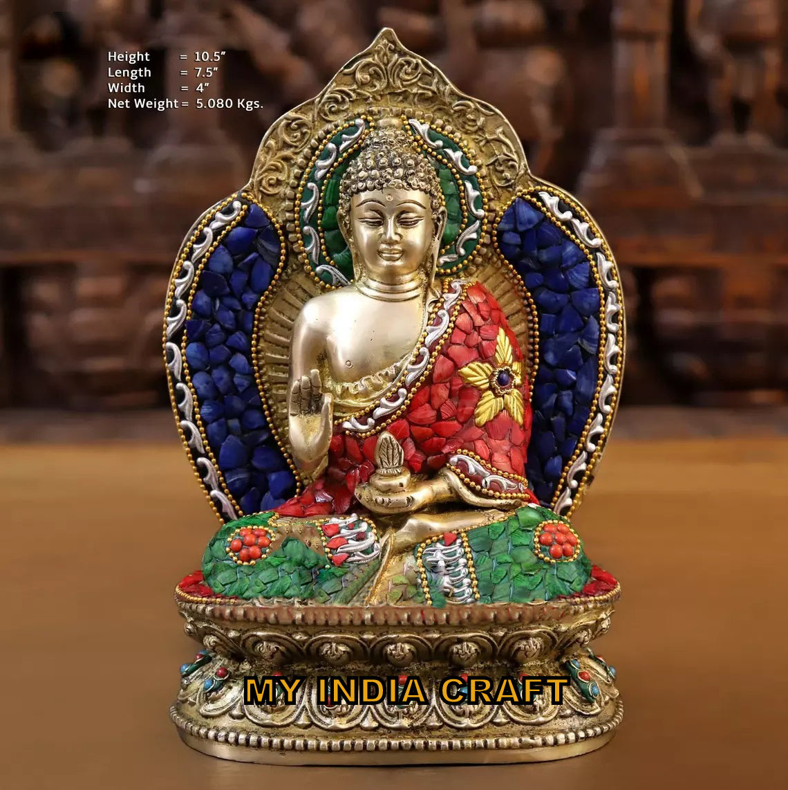 10.5" Buddha idol