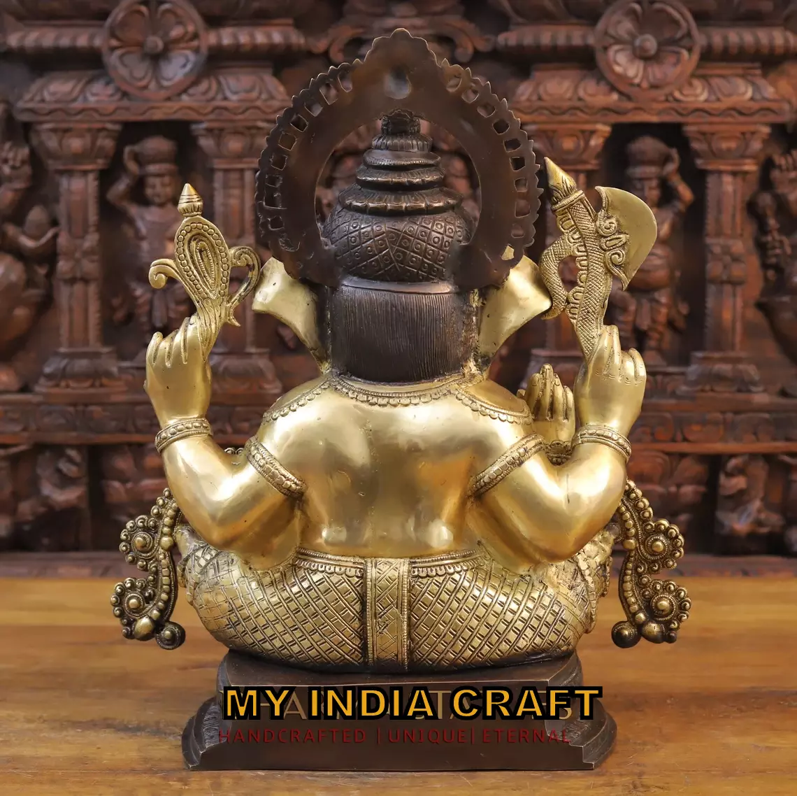 19.5" Antique Ganesh murti