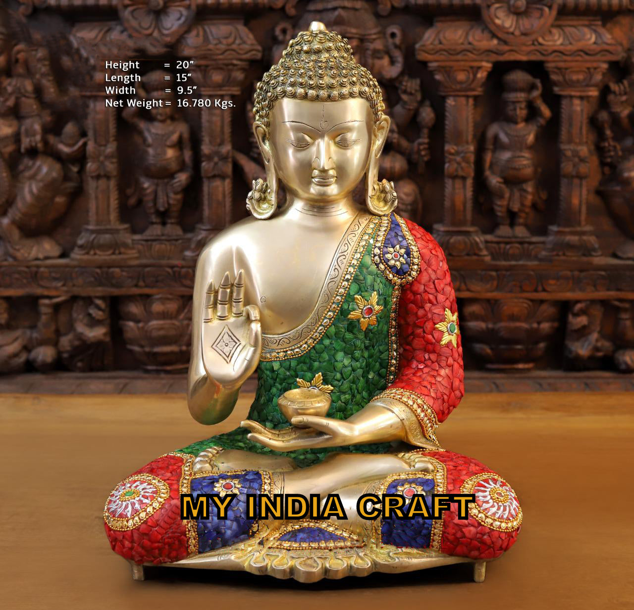 20" Buddha statue