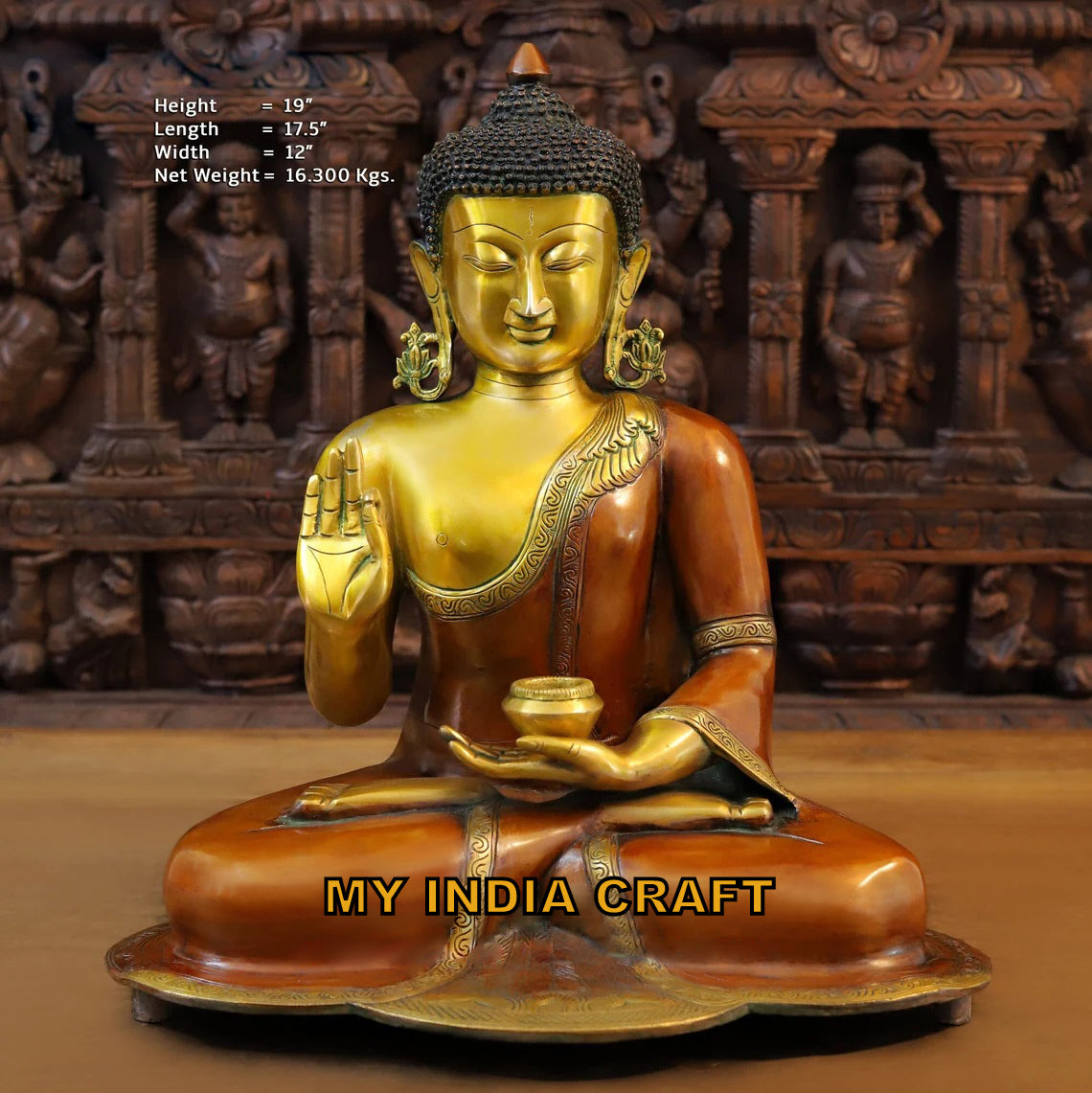 19" Buddha Statue