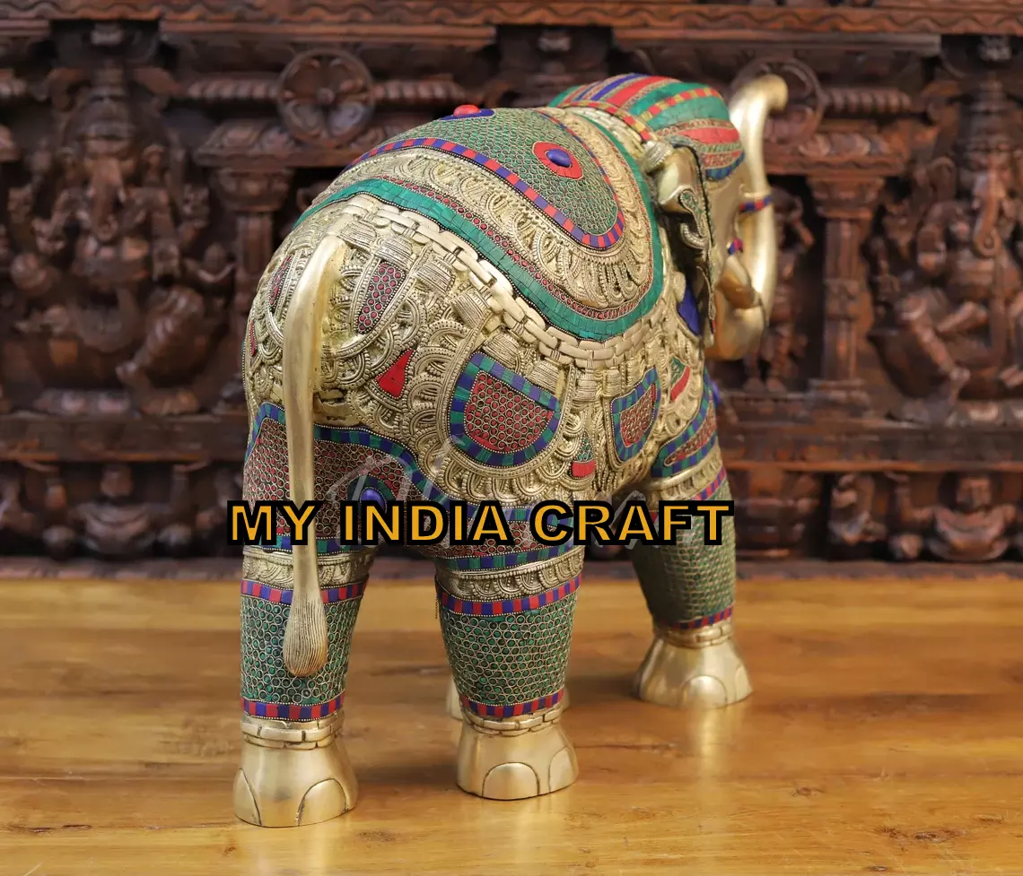 22" Elephant Artifact