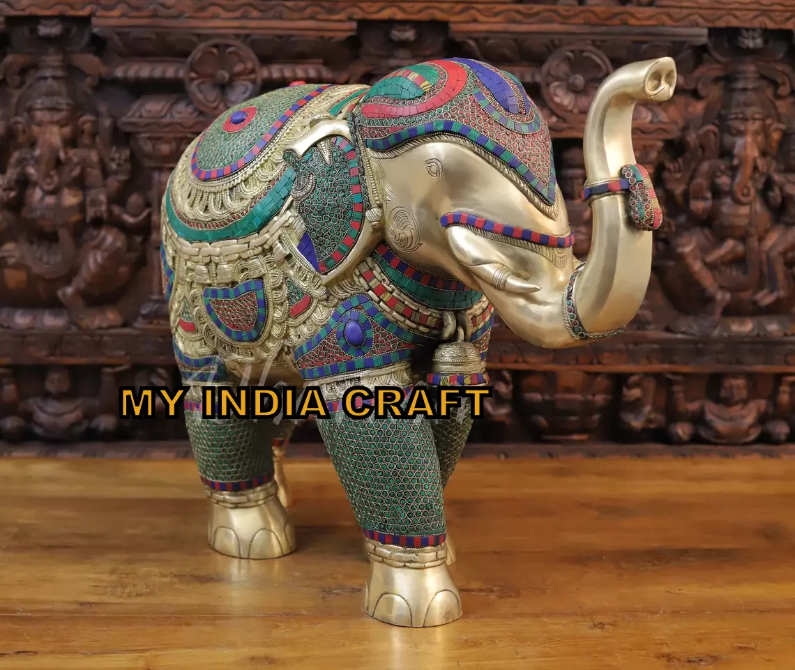 22" Elephant Artifact