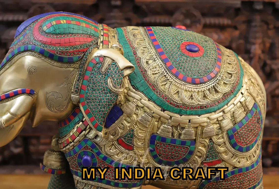 22" Elephant Artifact (SET OF 2)