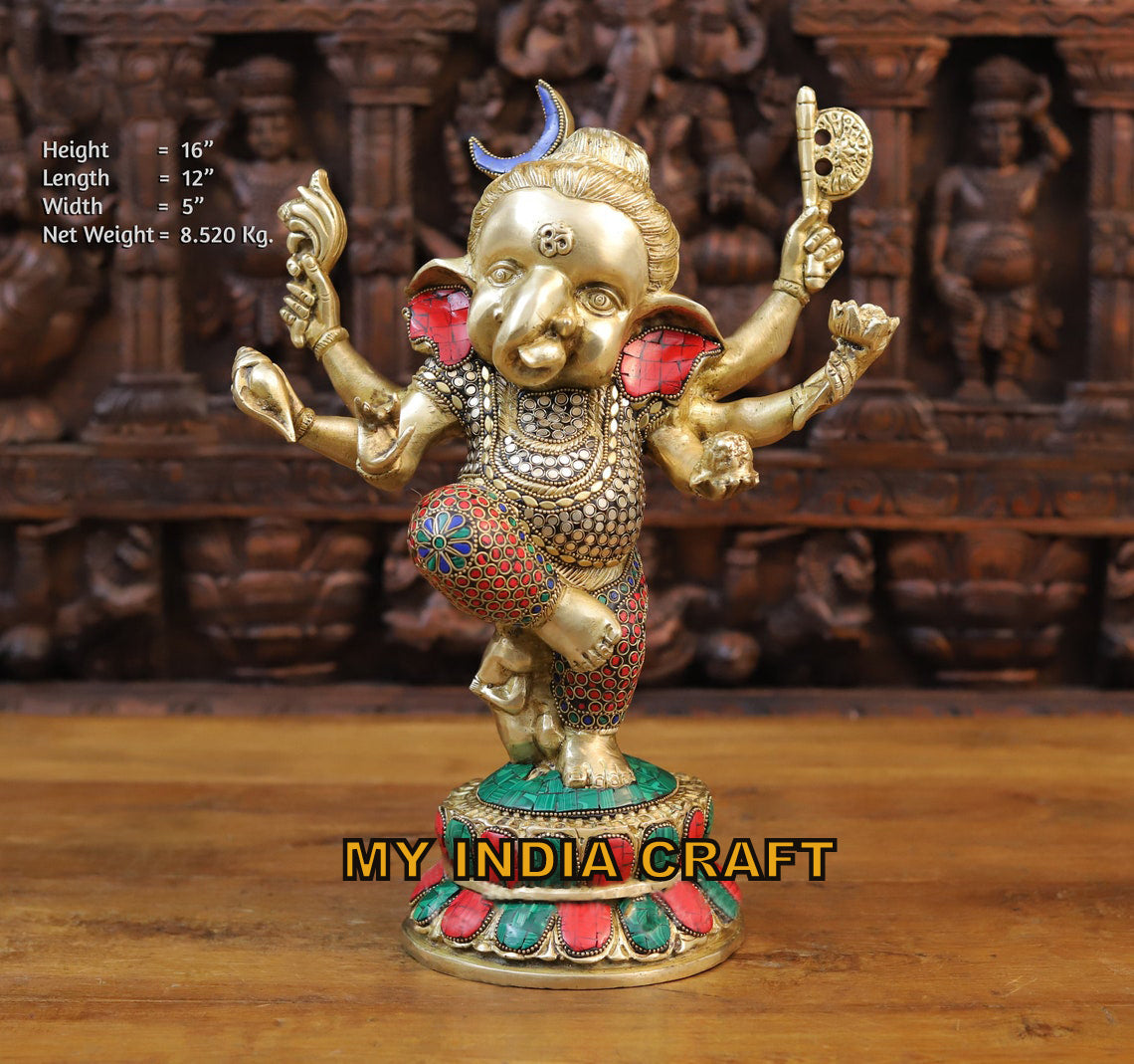 16" bal ganesh statue