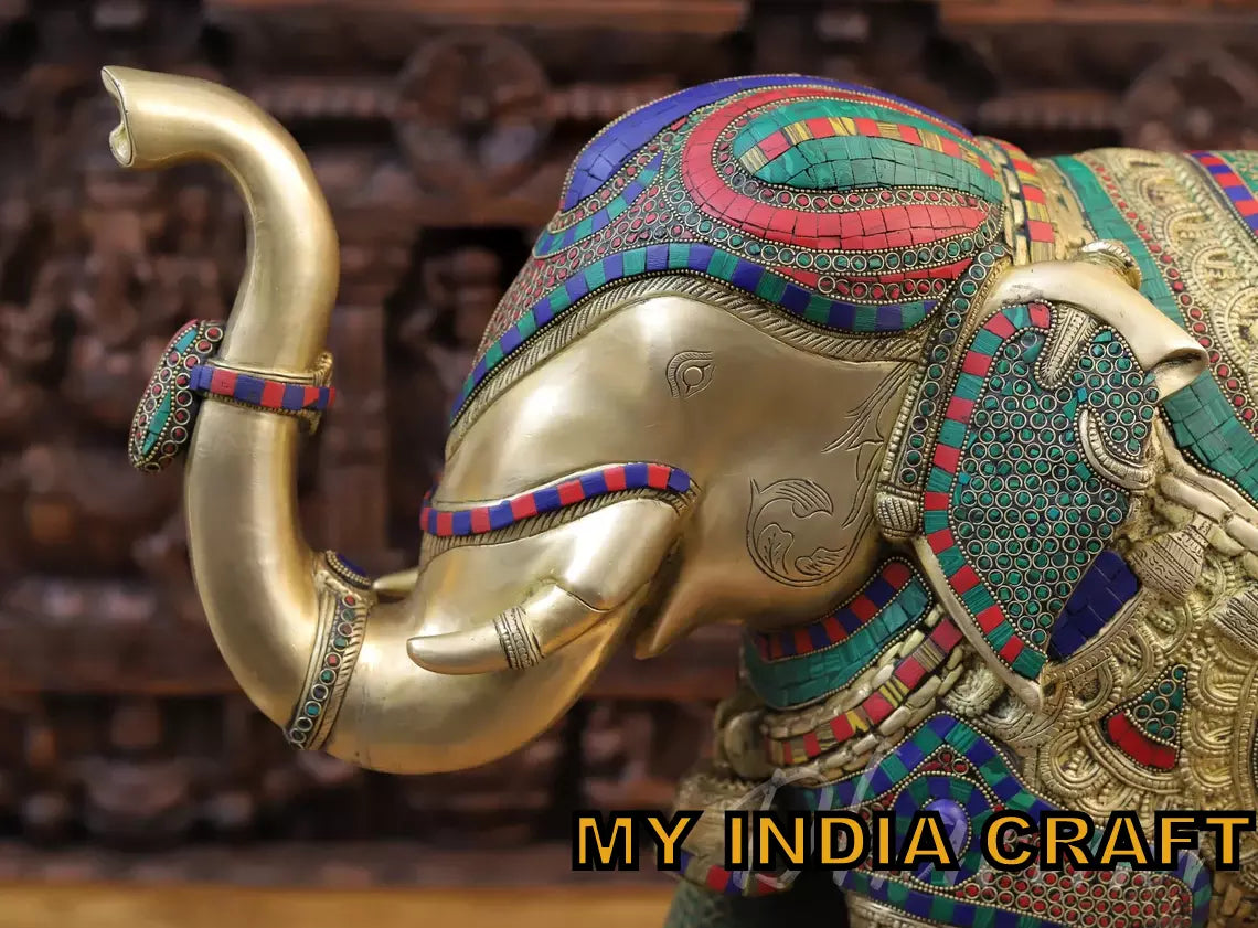 22" Elephant Artifact (SET OF 2)
