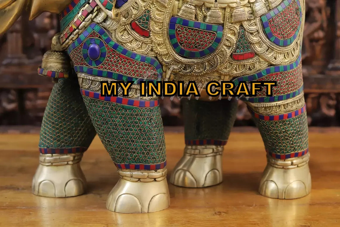 22" Elephant Artifact (SET OF 2)