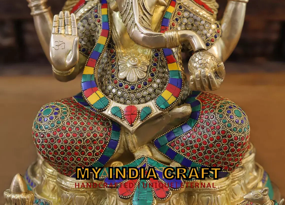 25" Ganpati idol with Tree