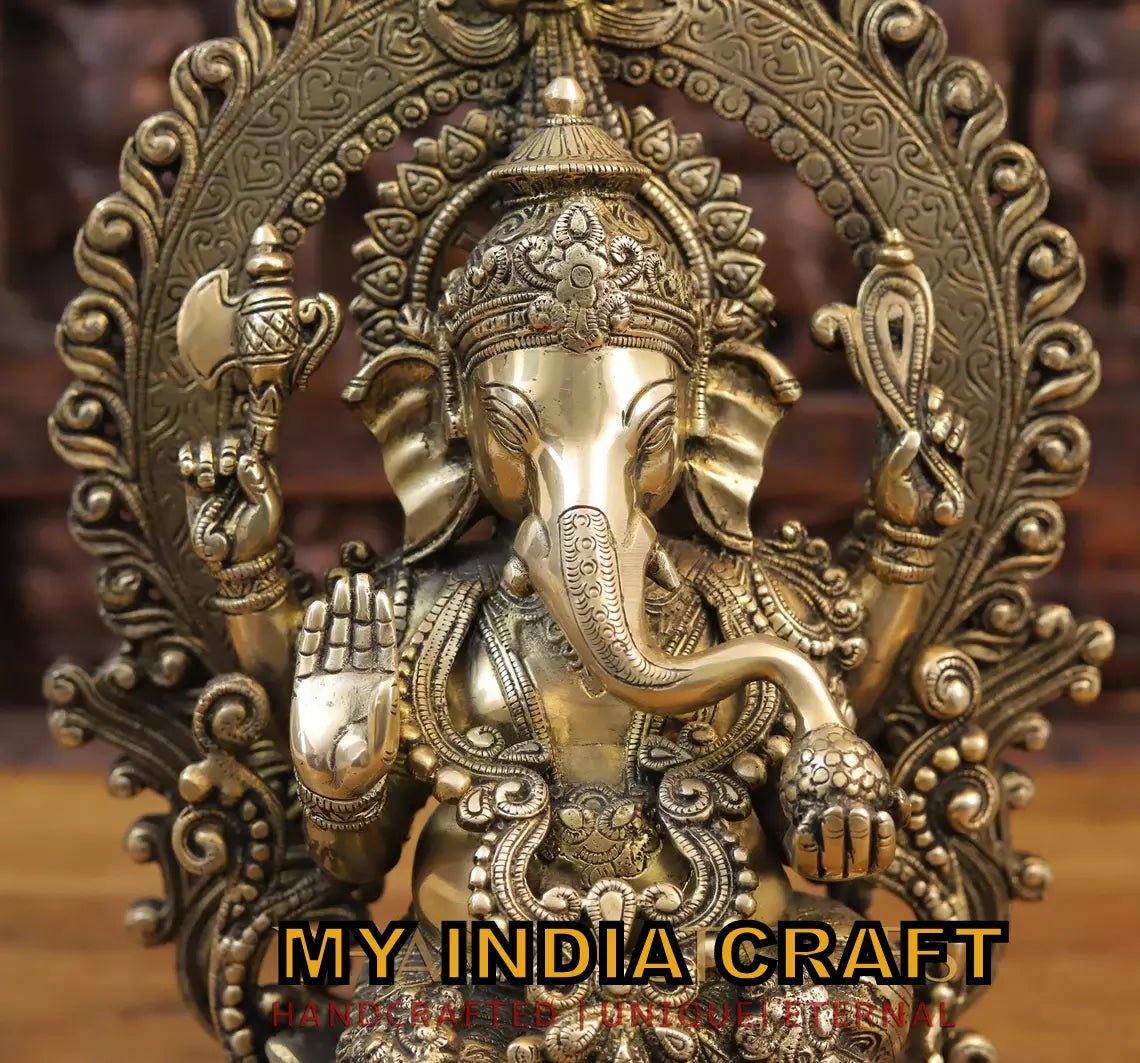 16.5" Ganesh Lakshmi Saraswati