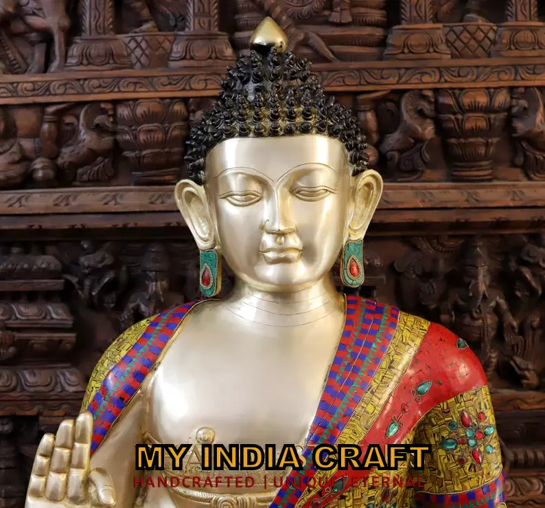 45" Big Buddha Statue