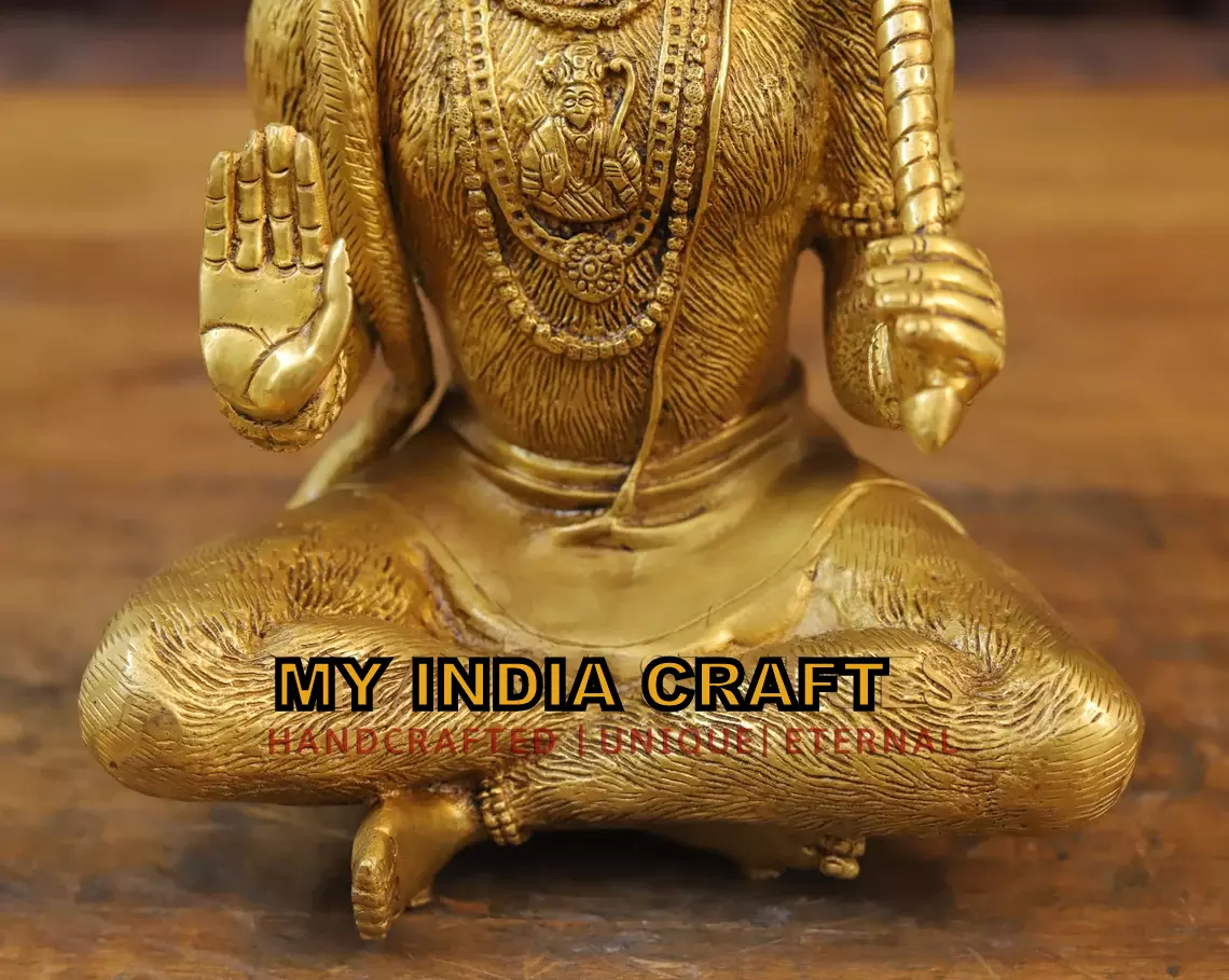 11.5" Hanuman statue ashirvaad